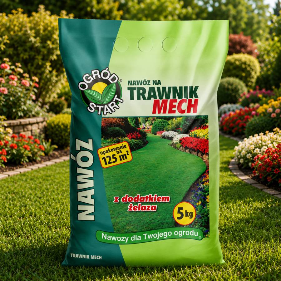 OGRÓD STAR Nawóz na trawnik z mchem 5kg