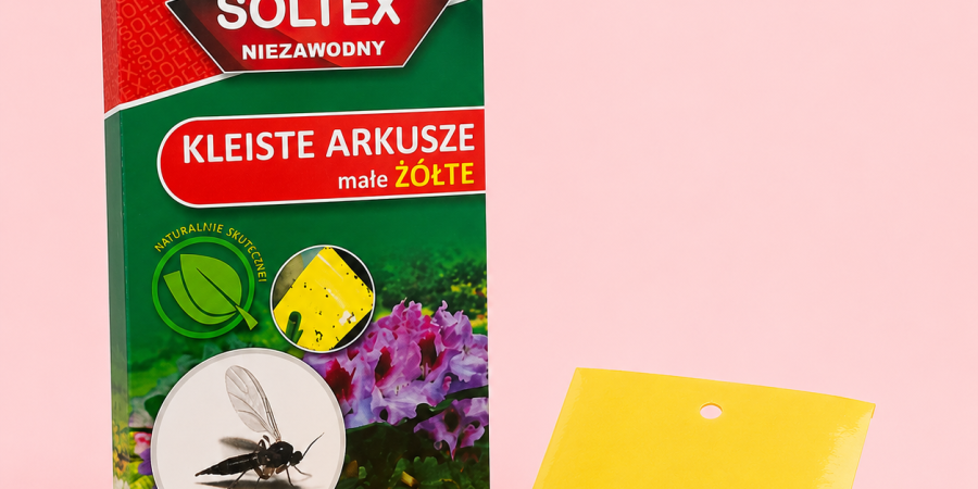 SOLTEX Arkusze ogrodowe żółte kleiste małe 10szt
