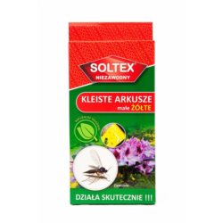 SOLTEX Arkusze ogrodowe żółte kleiste małe 10szt