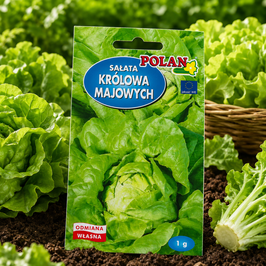 Sałata Głowiasta Masłowa Królowa Majowych 1 g – nasiona sałaty