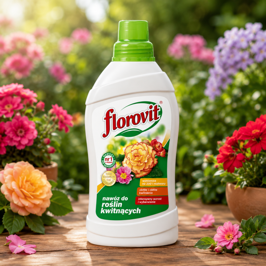 FLOROVIT Nawóz płynny do kwiatów kwitnących 1kg