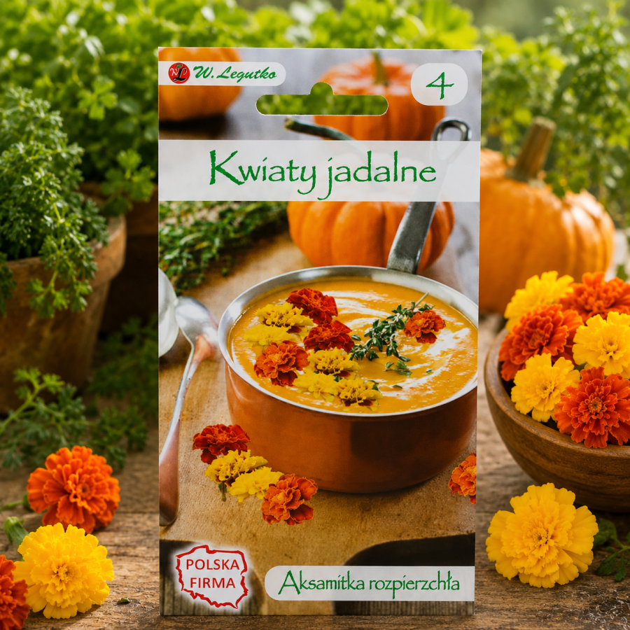 Kwiaty Jadalne Aksamitka 1g