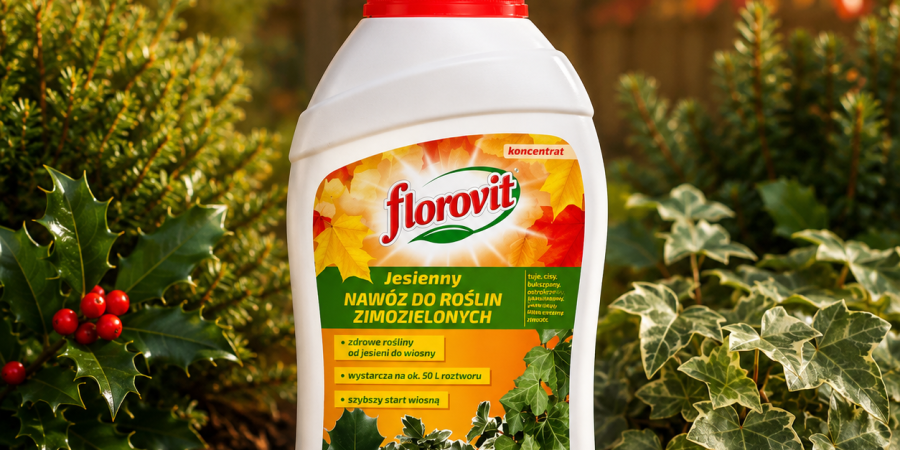 FLOROVIT Nawóz jesienny do roślin zimozielonych 1kg