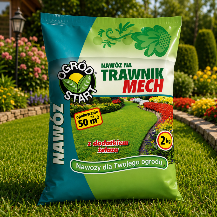 OGRÓD STAR Nawóz na trawnik mech 2kg
