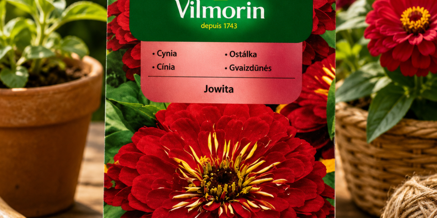 Cynia wytworna daliowa czerwona Jowita 1g