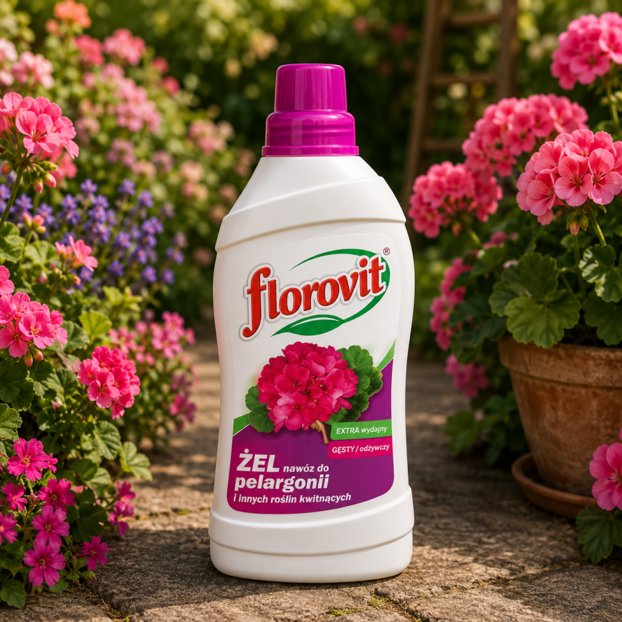 FLOROVIT Żel nawóz do pelargonii 800g