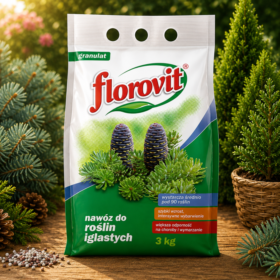 FLOROVIT Nawóz do iglaków 3kg