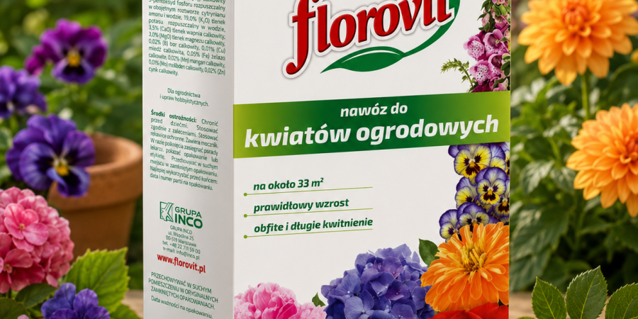 FLOROVIT Nawóz do kwiatów ogrodowych 1kg