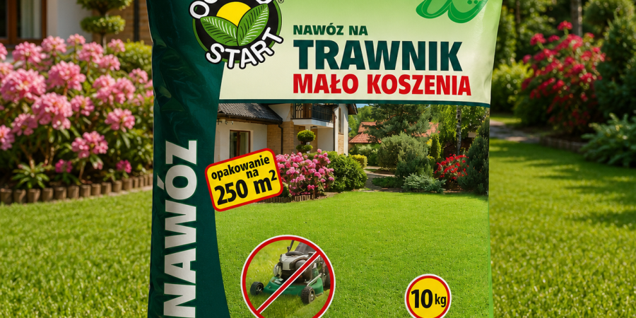 OGRÓD STAR Nawóz na trawnik mało koszenia 10kg