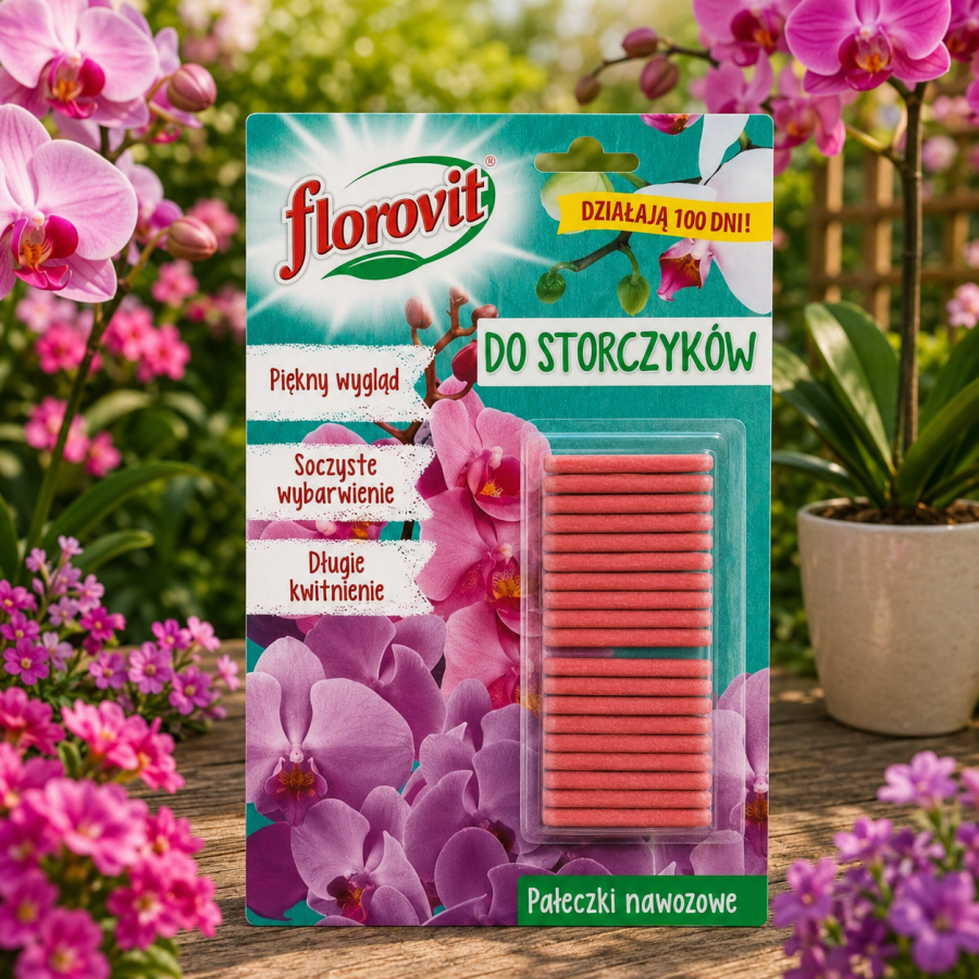 FLOROVIT Pałeczki nawozowe do storczyków 20 szt.