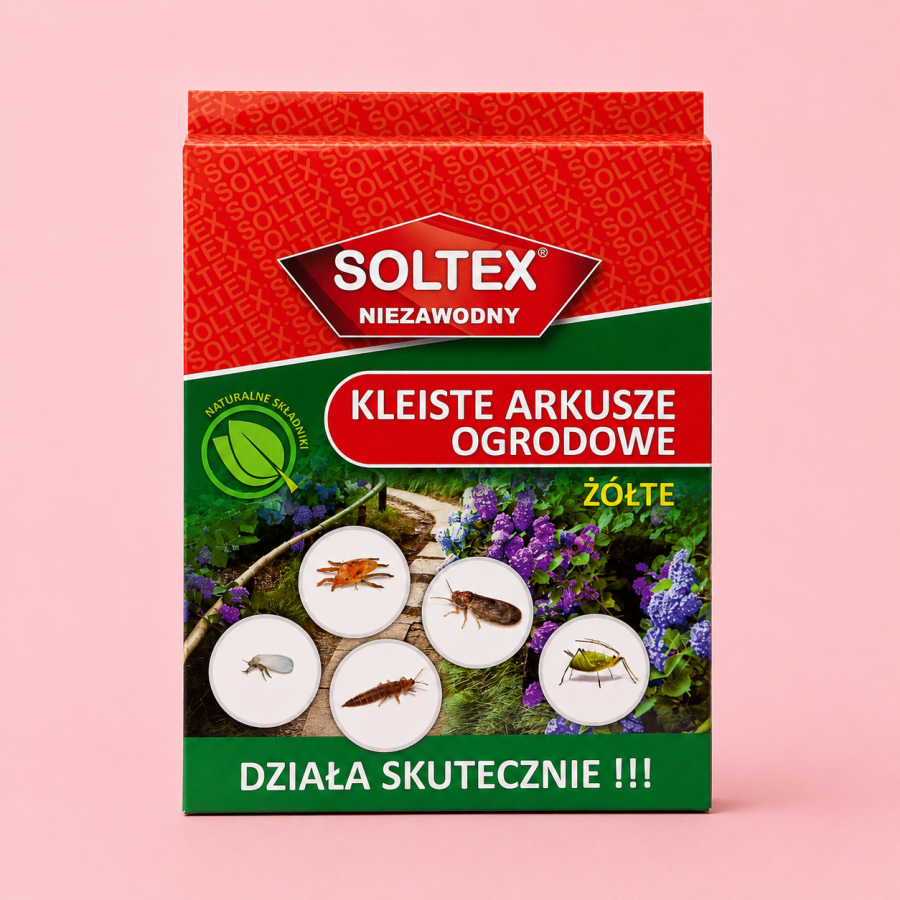SOLTEX Arkusze ogrodowe żółte klieste duże 10szt