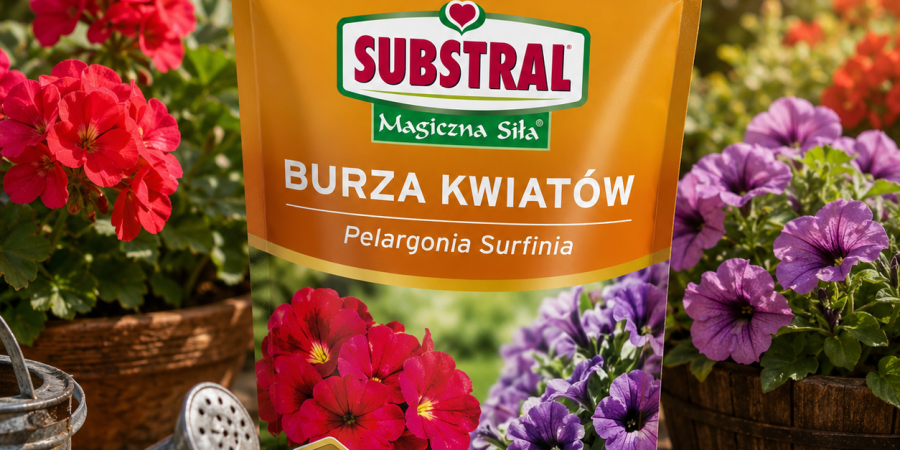 SUBSTRAL Magiczna siła balkon Burza Kwiatów 200g