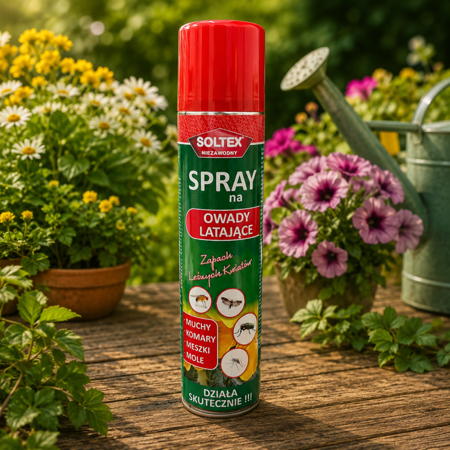 SOLTEX Spray na owady latające Kwiaty 300ml