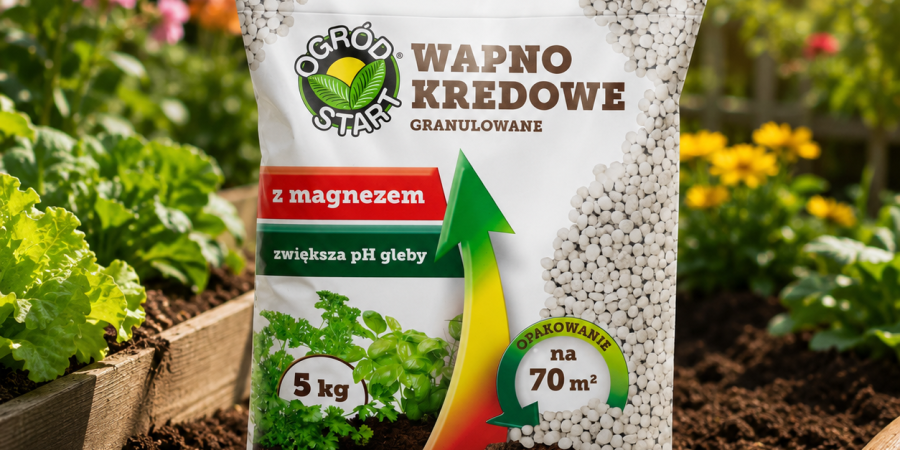 OGRÓD STAR Wapno kredowe ogrodowe granulowane 5kg