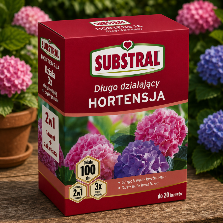 SUBSTRAL Nawóz do hortensji 100dni 1kg