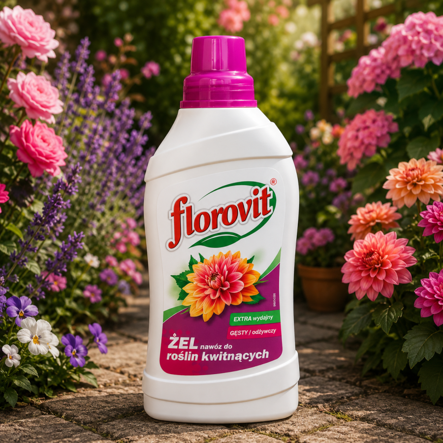 FLOROVIT Żel nawóz do kwitnących 800g
