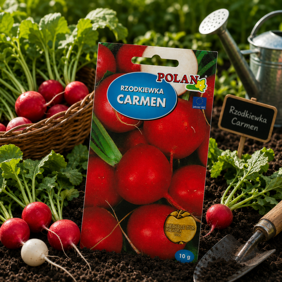 Rzodkiewka Carmen 10 g – nasiona rzodkiewki