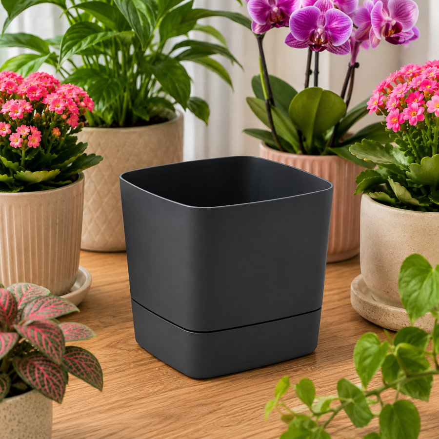 Doniczka CLIMA 300×300 E-rec /L antracyt