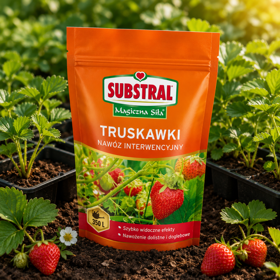 SUBSTRAL Magiczna siła do truskawki 350g