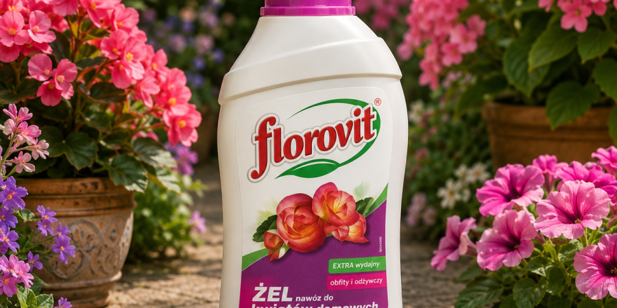 FLOROVIT Żel do kwiatów domowych, balkonowych 800g