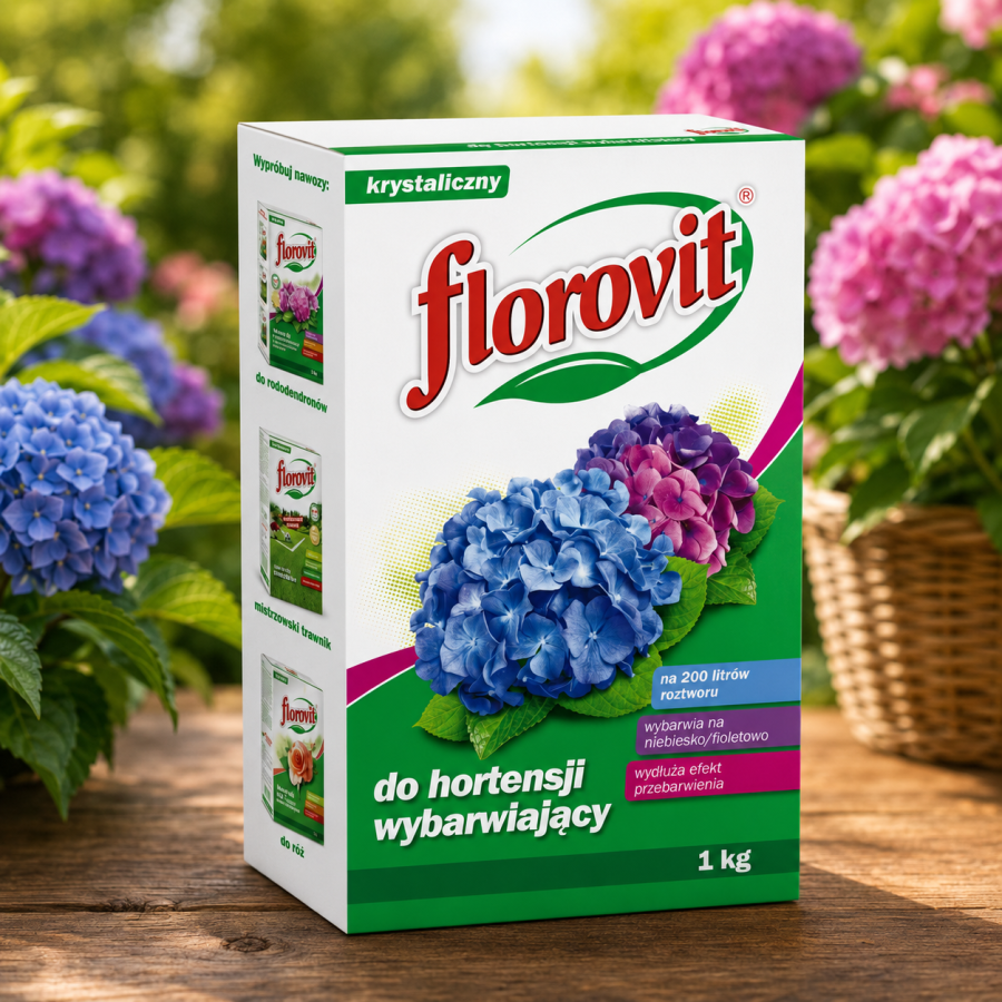 FLOROVIT Nawóz wybarwiający do hortensji 1kg
