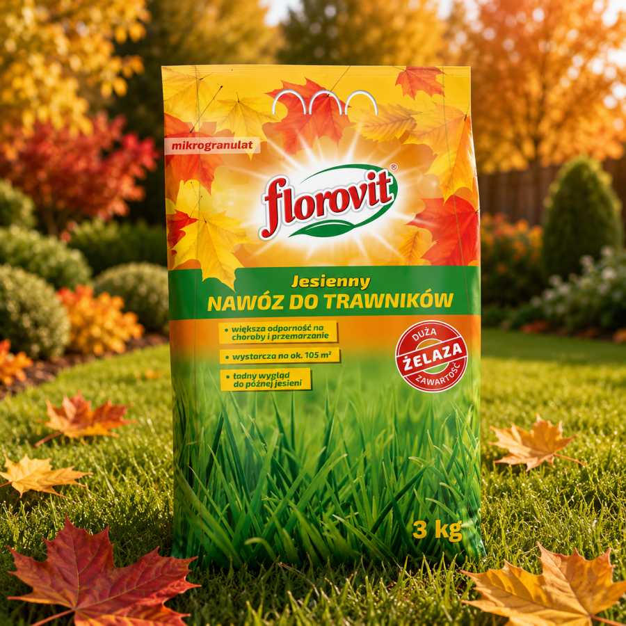 FLOROVIT Nawóz jesienny do trawników 3kg