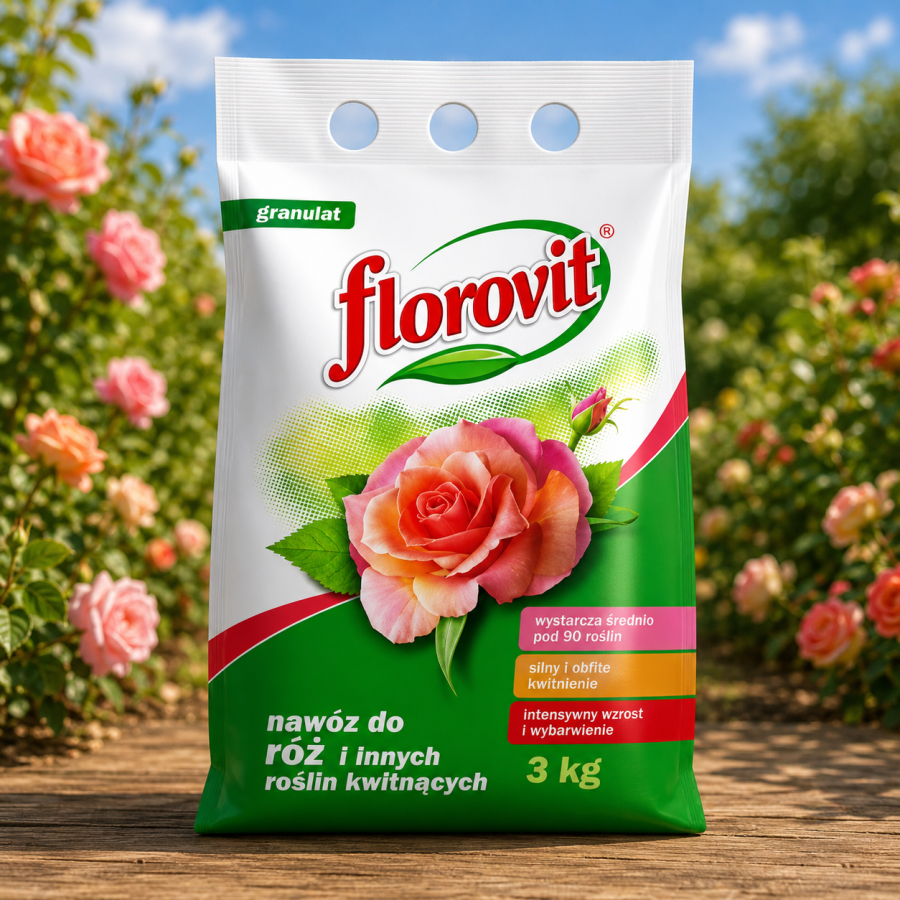 FLOROVIT Nawóz do róż 3kg