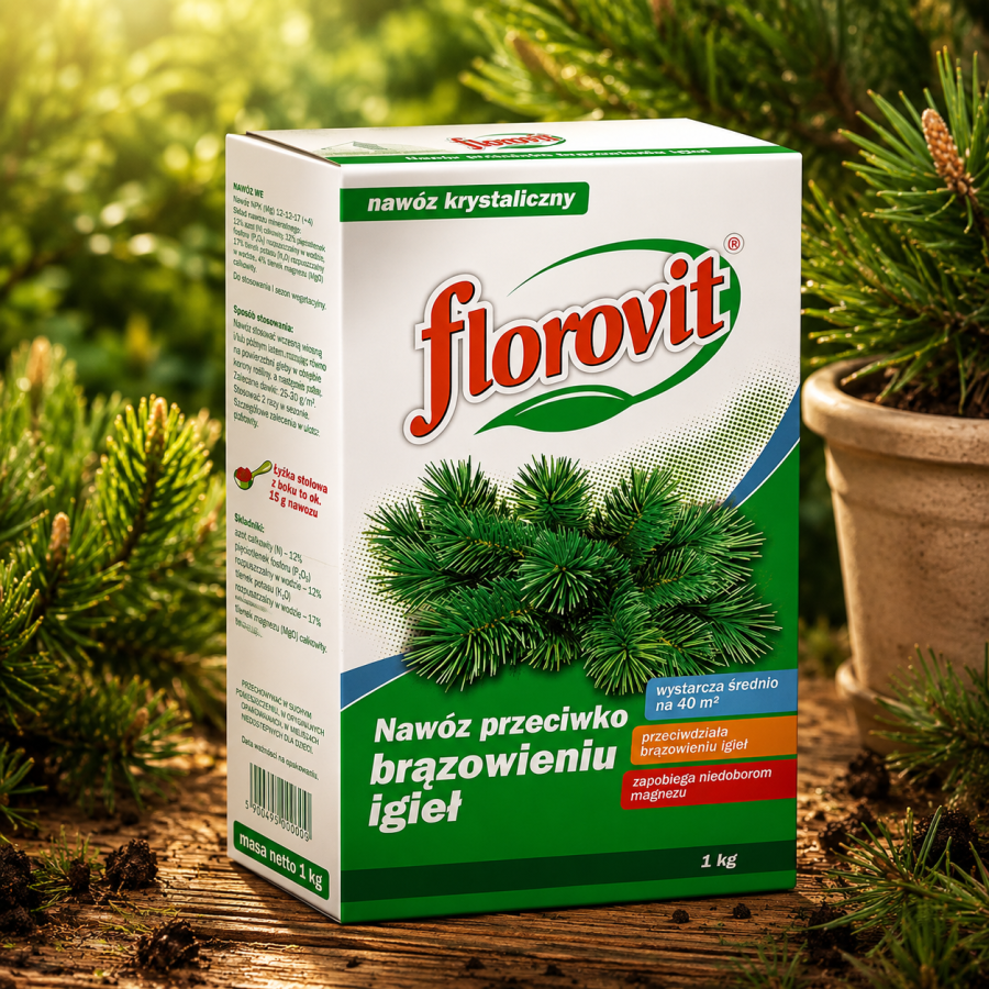 FLOROVIT Nawóz przeciwko brązowieniu igieł 1kg