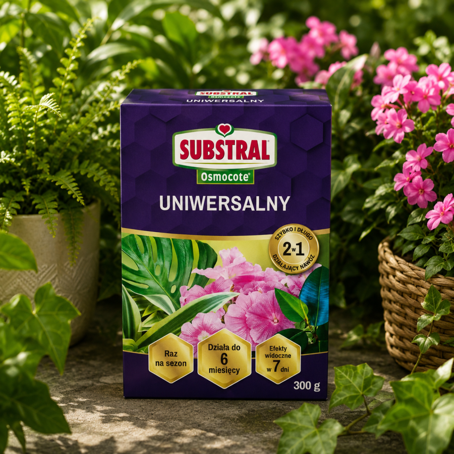 SUBSTRAL Osmocote 2w1 uniwersalne 300g