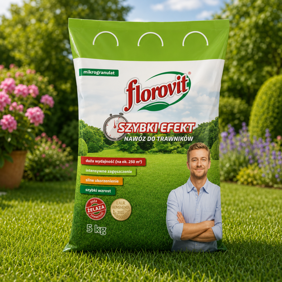 FLOROVIT Nawóz do traw SZYBKI EFEKT 5kg