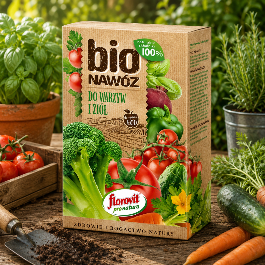 FLOROVIT BIO Nawóz  do owoc., warz., ziół 1L0,7kg