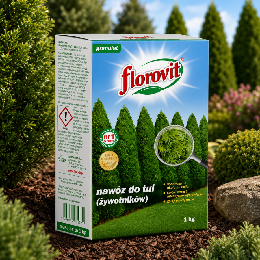 FLOROVIT Nawóz do tui 1kg