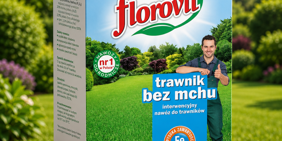 FLOROVIT Nawóz do traw 1kg ANTY-MECH