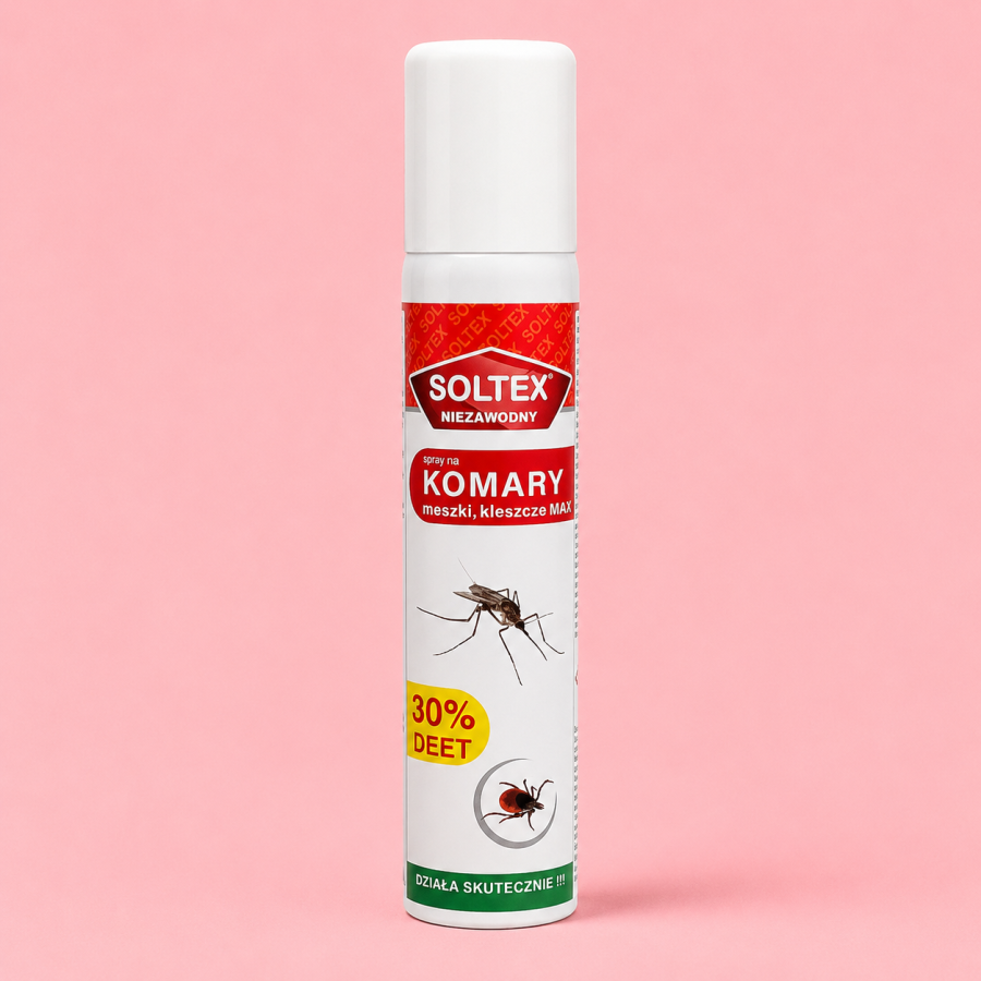 SOLTEX Spray na komary, meszki… 90ml 30% DEET
