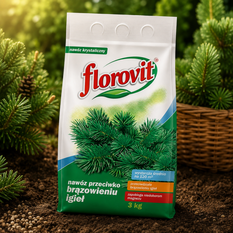 FLOROVIT Nawóz przeciwko brązowieniu igieł 3kg