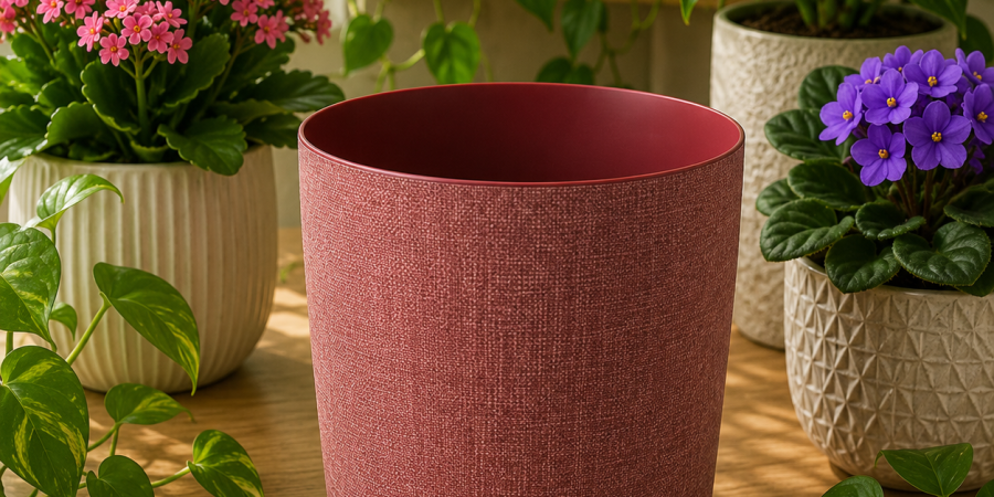 Doniczka GAMA fi 190/L b-bordo