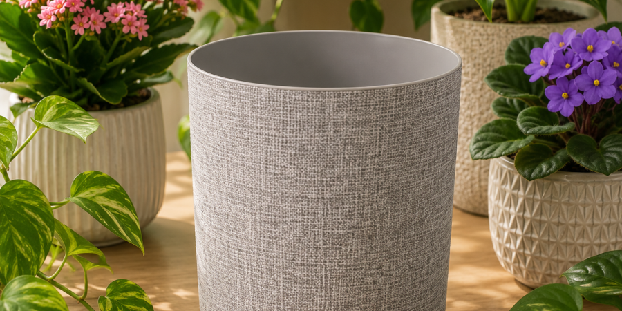 Doniczka GAMA fi 190/L b- taupe