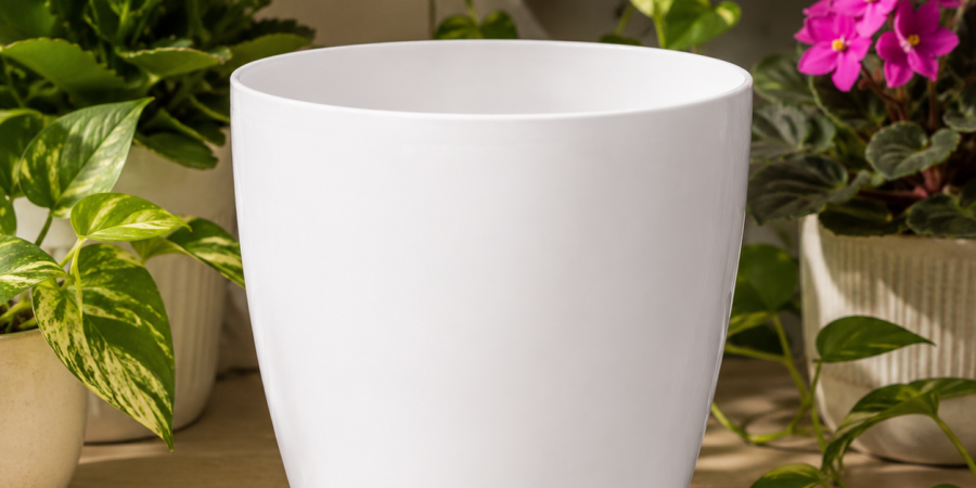 Doniczka MAGNOLIA fi 120/L-1 biały NEW