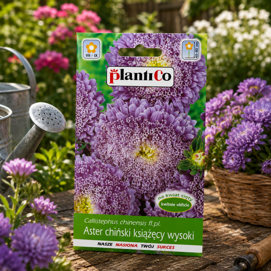 Aster chiński książęcy fioletowy 1g.