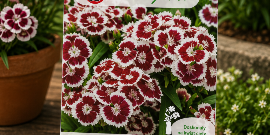Goździk brodaty Holborn Glory purpurowo-czerwony 0.5g