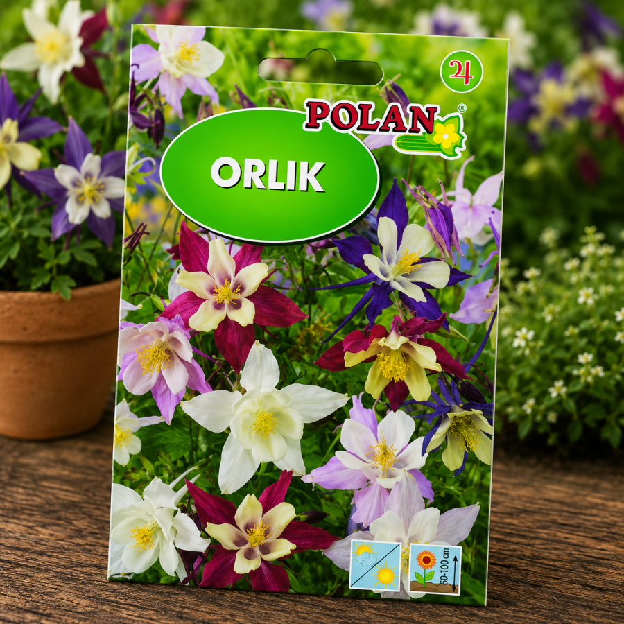 Orlik średnio wysoki mieszany 1 g – roślina bylinowa