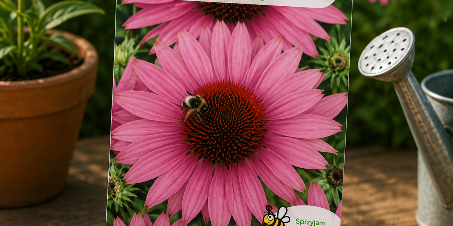 Rudbekia purpurowa- kolor różowy Jeżówka