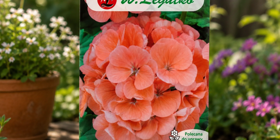 Pelargonia Rabatowa Gama Łososiowa
