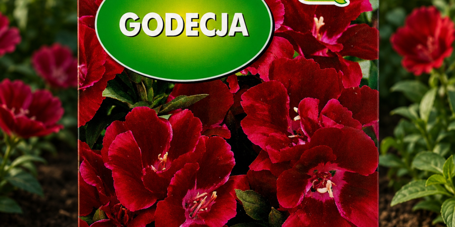 Godecja wielkokwiatowa szkarłatna 1g.