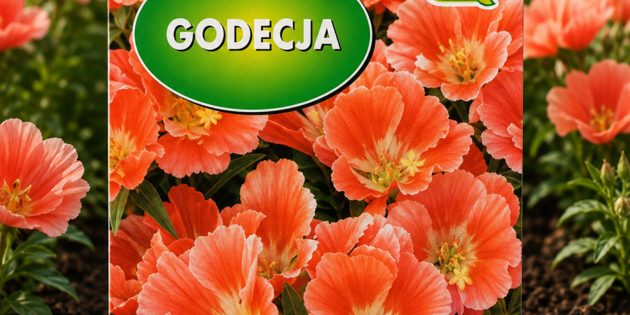 Godecja wielkokwiatowa Orange Glory 1g.