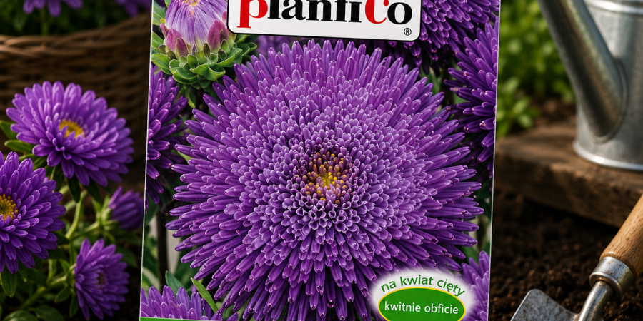 Aster chiński książęcy SIDONIA fioletowy 1g.