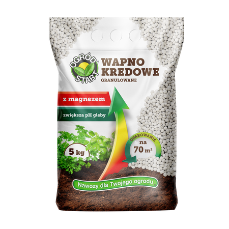 OGRÓD STAR Wapno kredowe ogrodowe granulowane 5kg