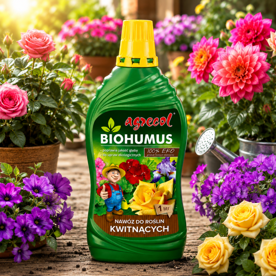 AGRECOL Biohumus do roślin kwitnących 1l
