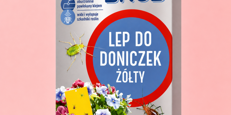 BROS Żółty lep do doniczek 10szt