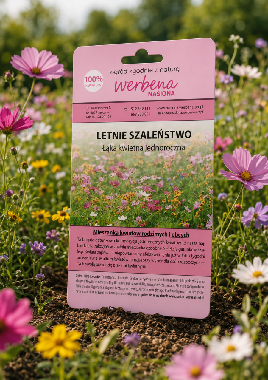 Łąka kwiatowa jednoroczna Letnie Szaleństwo 2g Łąka kwietna